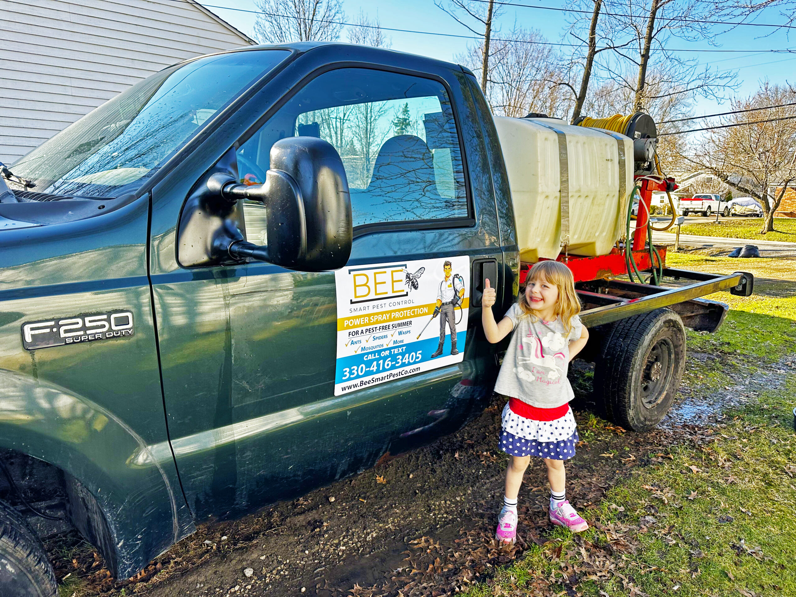 Medina Ohio Bee Smart Pest Control Truck